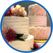 tile-circles-wedding-cake